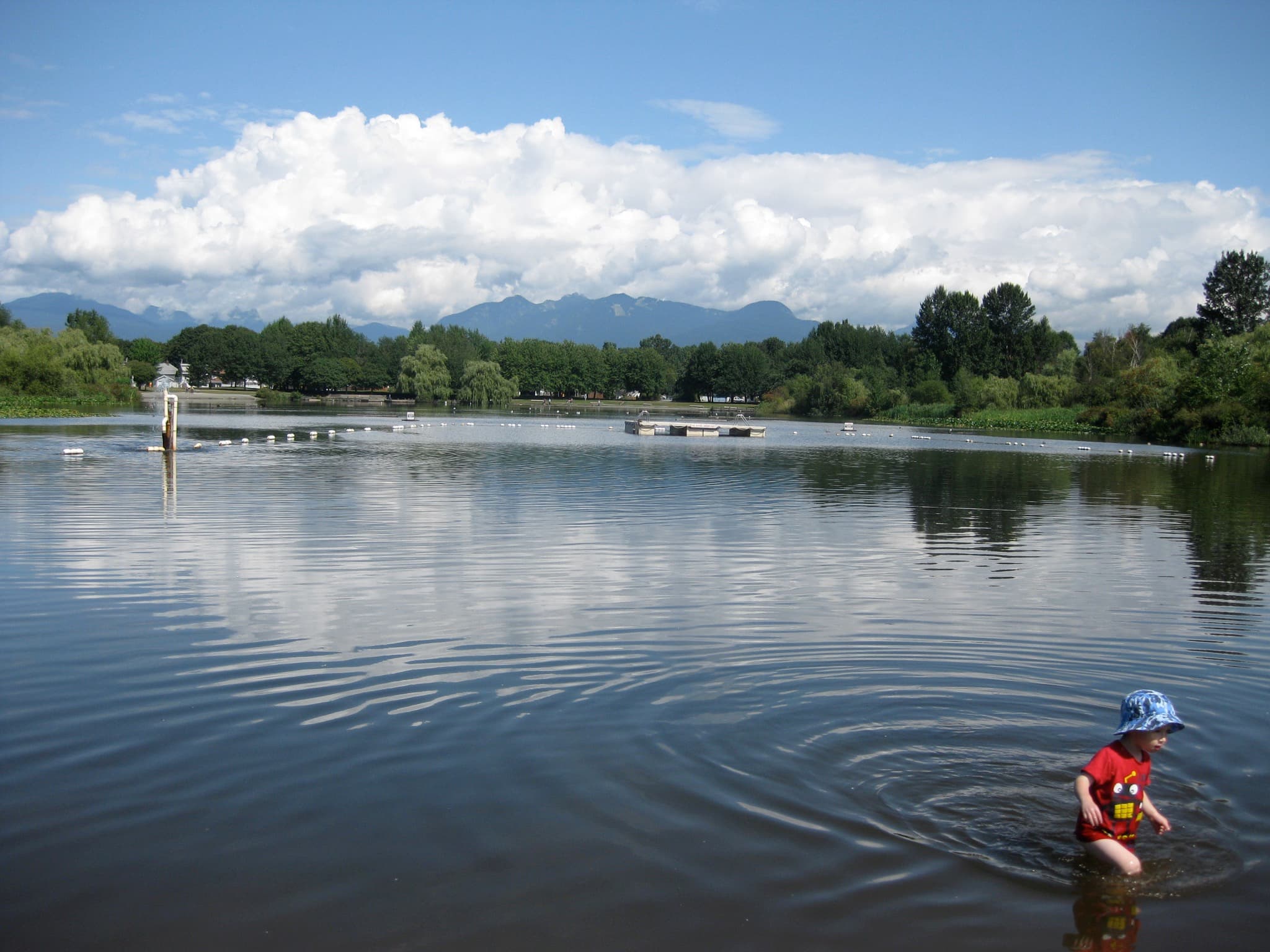 Paddling at Trout Lake, John Hendry Park